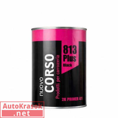 Грунт акриловый 813 PLUS универсальный 4:1 (мокрый по мокрому), серый, 0,8л 813 PLUS/G, Nuovo Corso