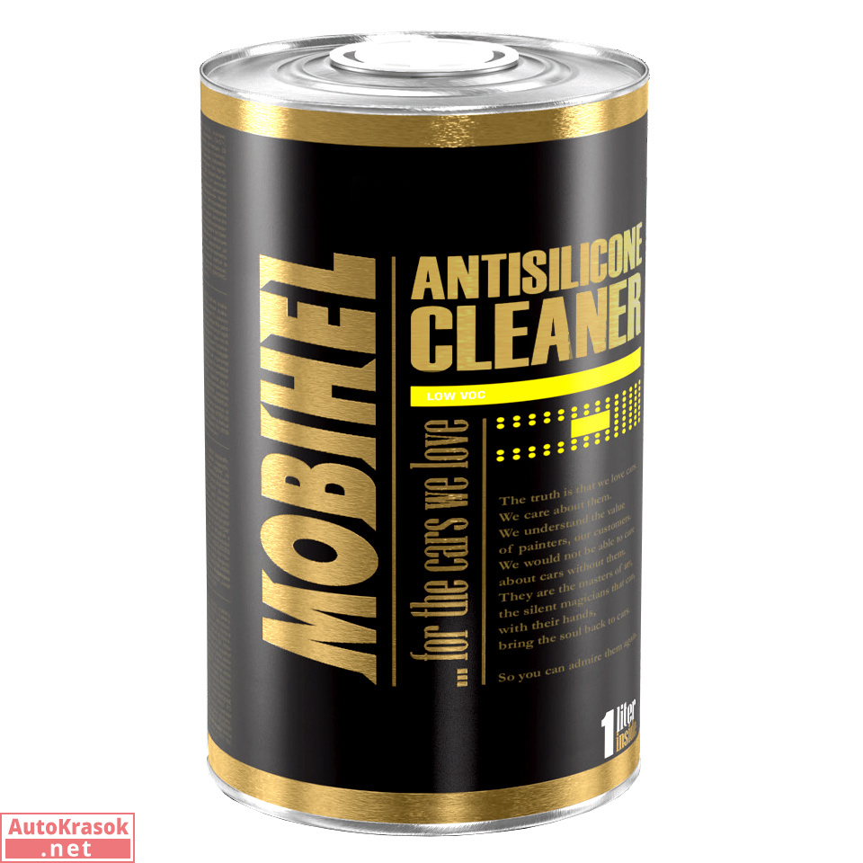 Антисиликоновое чистящее средство LOW VOC, 1л, MOBIHEL