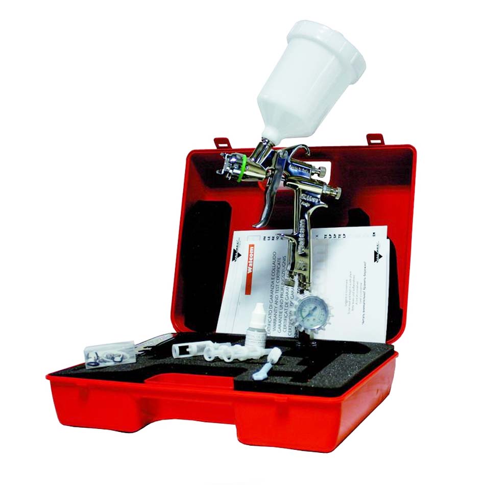 Краскопульт SLIM S HVLP, бачок 0,68 л, дюза 1,7 мм, Walcom
