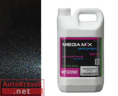 Краска 606 Млечный путь (оттенок РК) эмаль металлик, 2,7 кг,  MegaMix