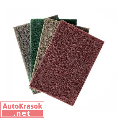 Нетканый абразивный материал 152х229мм ULTRA FINE, серый, 126156, RoxelPro