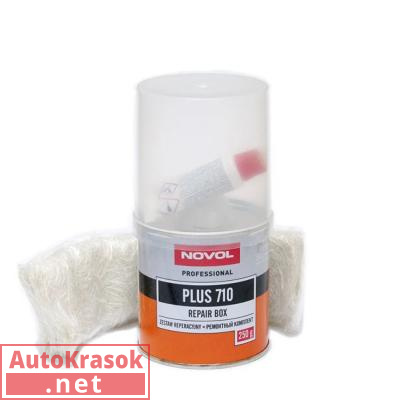 Смесь для ремонта полиэфирная PLUS 710 плюс, 0,25 кг, 36101, Novol