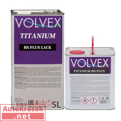 Лак акриловый TITANIUM HS PLUS, 5+2,5л (комплект), 34462682, VOLVEX