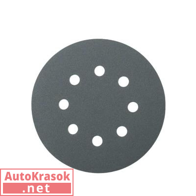 Шлифовальный круг 235 Grey Zirconia, D=125 мм, 8 отверстий, P800 (упак 100шт.), 235.125.800.08, Sandwox