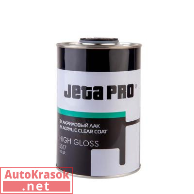 Лак акриловый HIGH GLOSS HS SR (отв. отдельно), 1 л, 5517/1, Jeta Pro