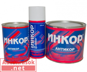 Антикор "Инкор" аэрозоль 0,52 л, РТ180332, ПолиКомПласт