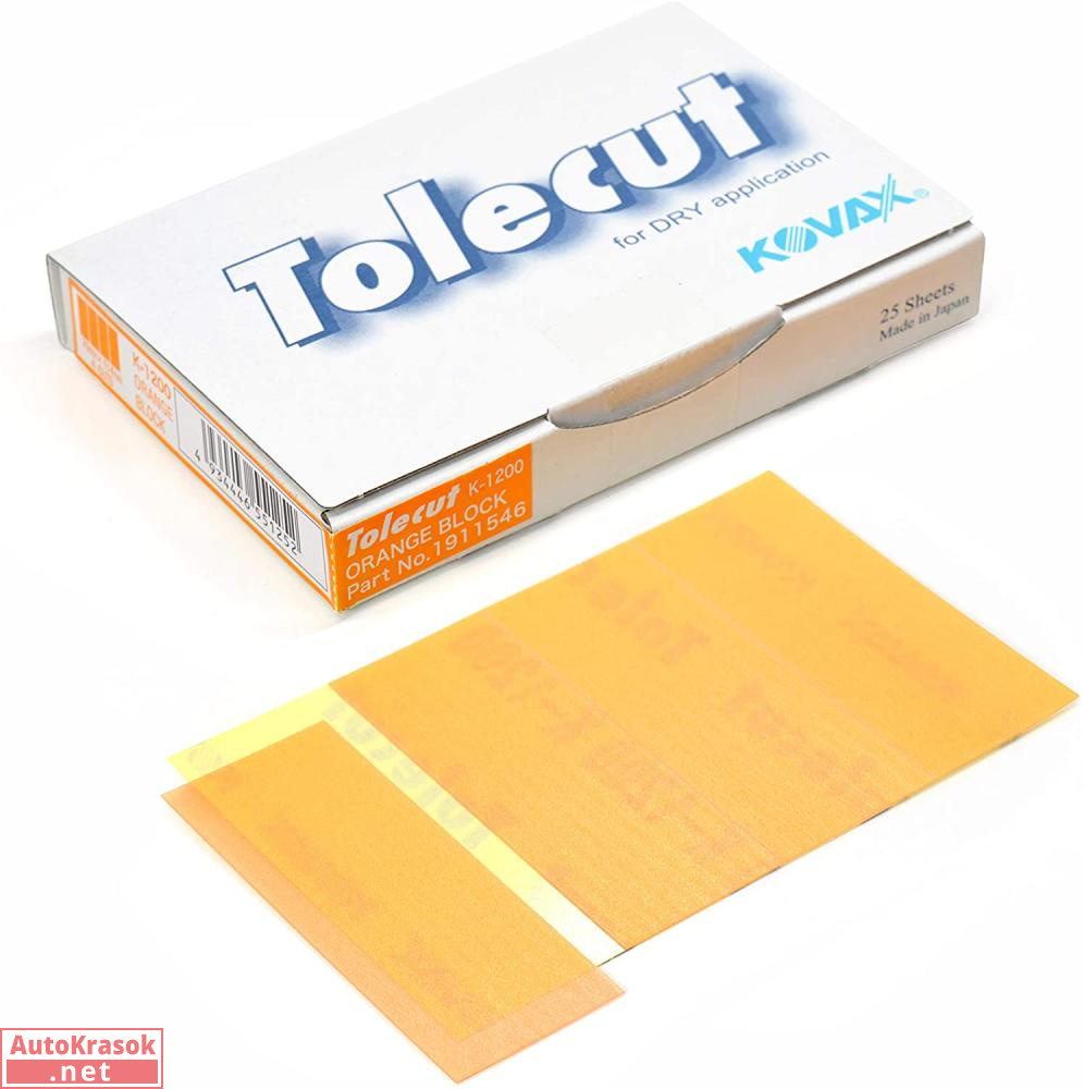 Клейкий лист Tolecut K1200 29*70 мм, оранжевый, 1 лист (4 шт), Kovax Клейкий лист Tolecut K1200 29*70 мм, оранжевый, 1 лист (4 шт), Kovax