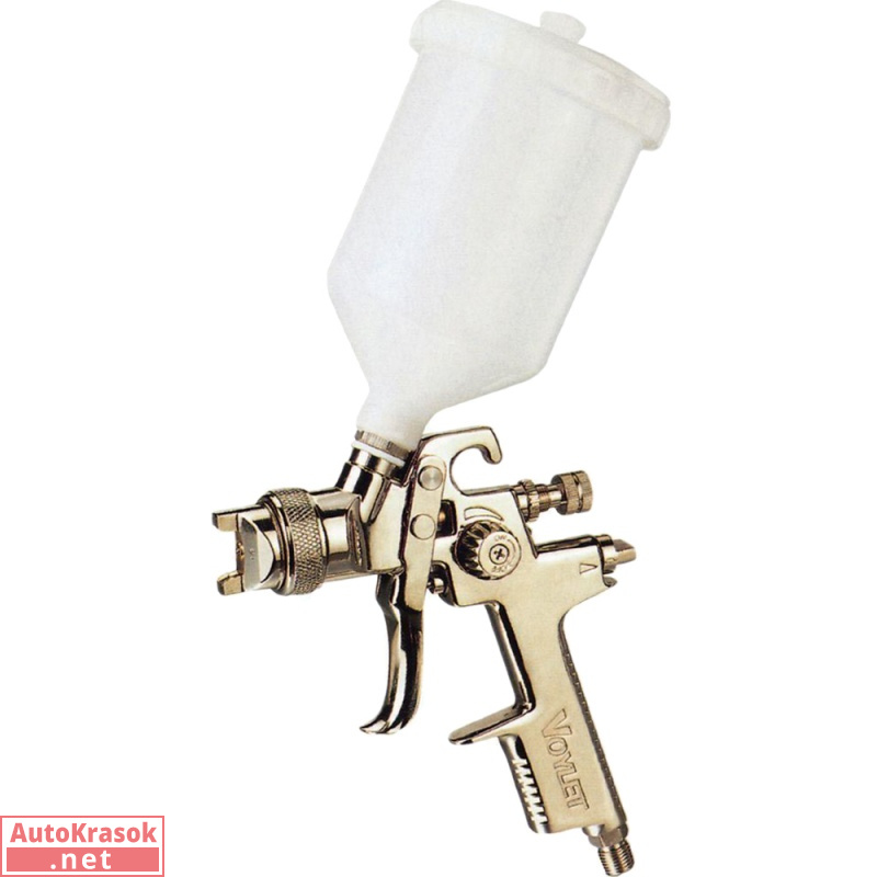 Краскопульт AB-17G-17 HVLP, бачок 600мл, дюза 1,7 мм, 005-00100, VOYLET