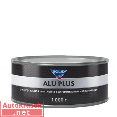 Шпатлевка универсальная с алюминием PROFESSIONAL LINE ALU PLUS, 1 кг, 509.0101, SOLID