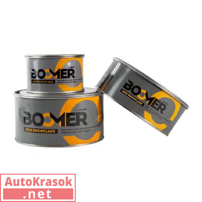 Шпатлевка полиэфирная конструкционная со стекловолокном Snowflake, 0,5 кг, 1050/0,5, Boomer