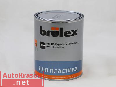 Грунт-наполнитель 1K однокомпонентный, для пластика 1л 925210126, BRULEX