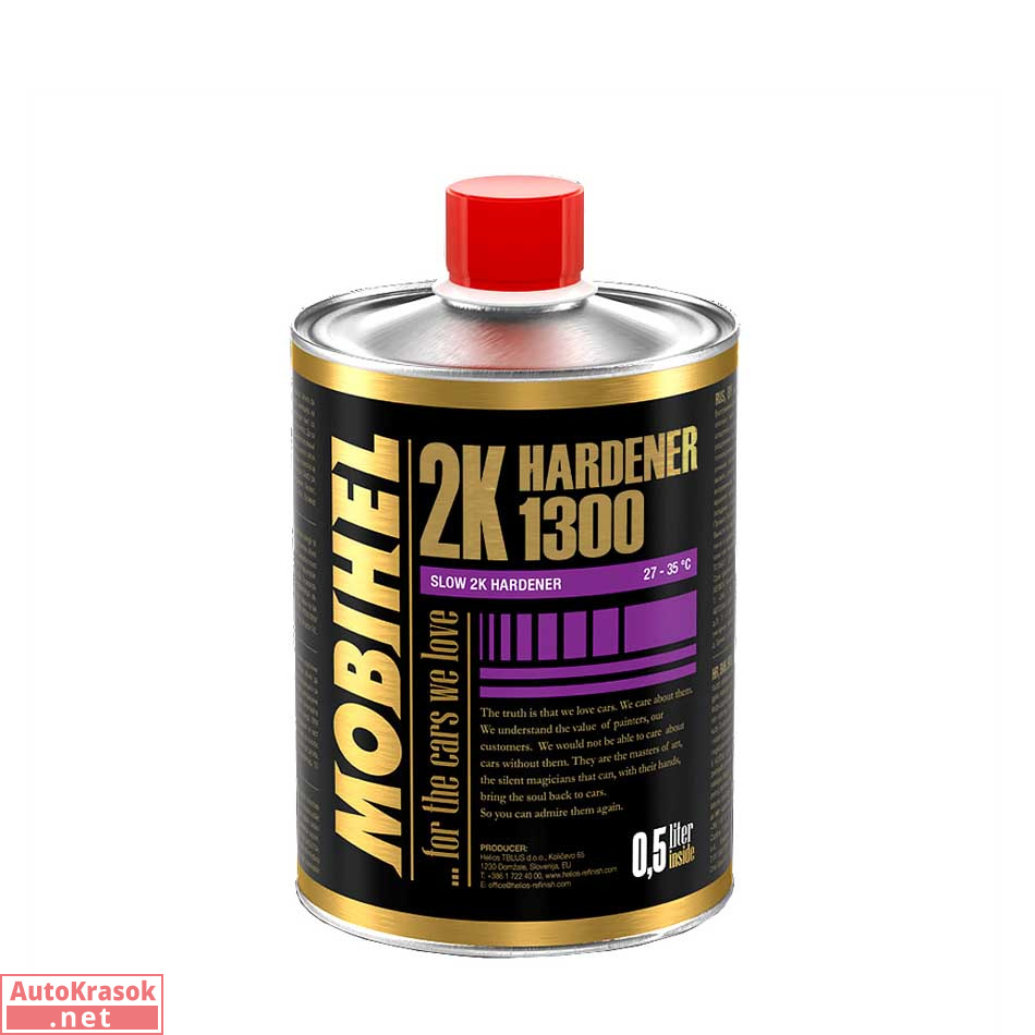 Отвердитель медленный 1300 (27-35°C), 0,5 л, 41672661, MOBIHEL