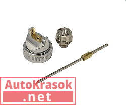 Сменный комплект для окрасочных пистолетов HVLP J23000 (1.8), RP208311-J23000 1.8, Huberth