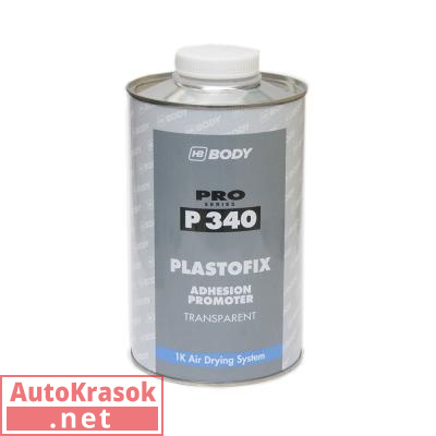 Грунт 1К для пластика Plasto Fix 340 Боди, прозрачный, 1 л 3400000001, Body HB