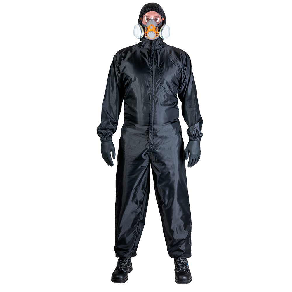 Комбинезон малярный многоразовый Ninja, черный, размер XXL, Jeta Safety