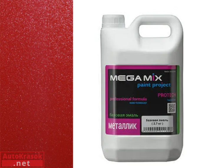 106 Красный перец (ИЖ) эмаль металлик, 2,7 кг, , MegaMix