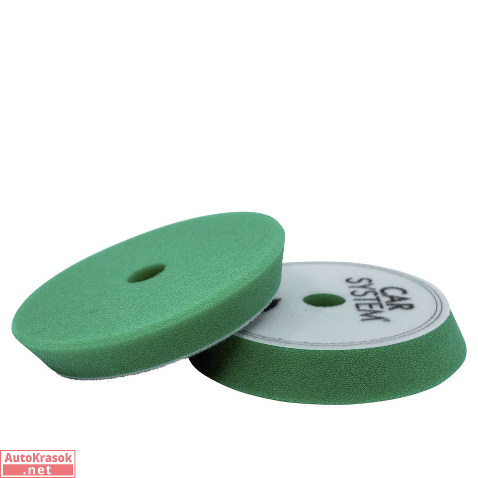 Полировальный круг Polish Foam Green, жесткий зеленый, 145 мм (1шт), CarSystem