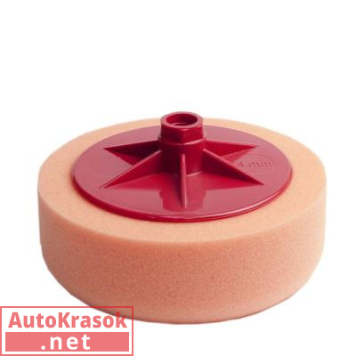 Полировальный круг Medium Orange, с резьбой M14, диаметр 150 м, толщина 50 мм, оранжевый, среднежест, ICPP.M14.150.50.ORA, ICAR