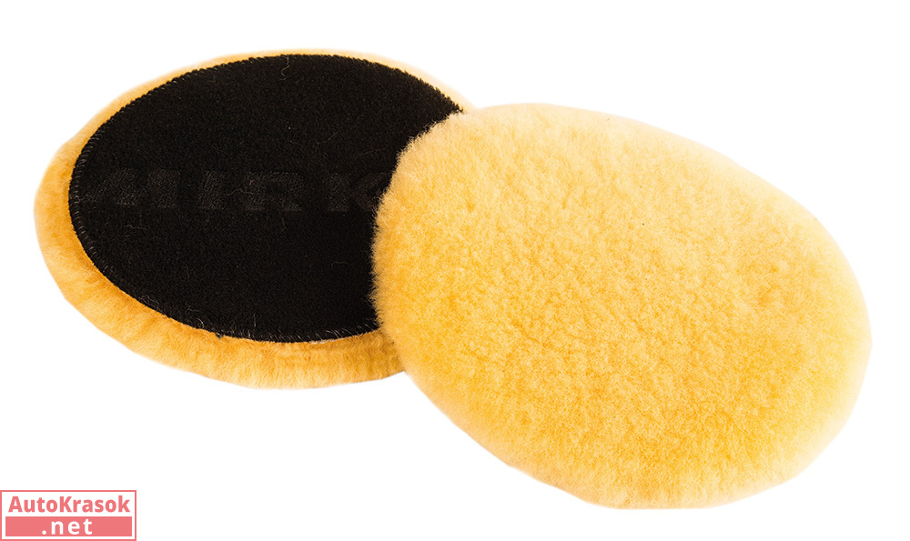 Диск полировальный из натуральной овчины 80мм/3", липучка, 7990082111, Mirka