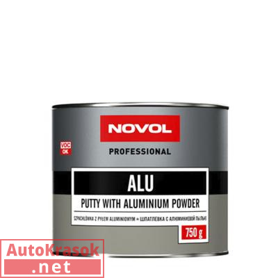 Шпатлевка с аллюминием ALU "Алю" Новол, 0,75 кг, 1162, Novol