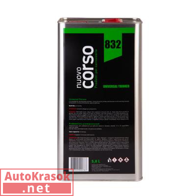 Разбавитель 832 универсальный, канистра 5л, 832/2/5, Nuovo Corso