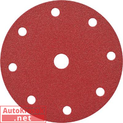 P 40 Абразивный круг SMIRDEX 330 Duroflex, D=150мм, 9 отверстий, 330419040, SMIRDEX