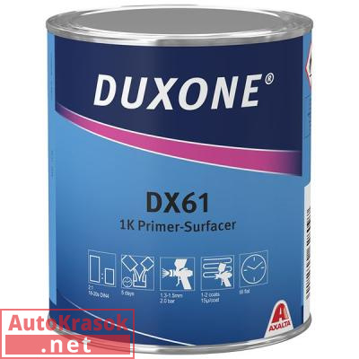 DX61 1K Выравнивающая адгезионная грунтовка 1л 1250062809, Duxone