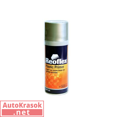 Грунт по пластмассе 1К аэрозоль прозрачный REOFLEX, уп. 520мл , REOFLEX