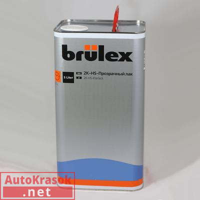 Лак 2K-HS Прозрачный, 5 л, 932350126, BRULEX