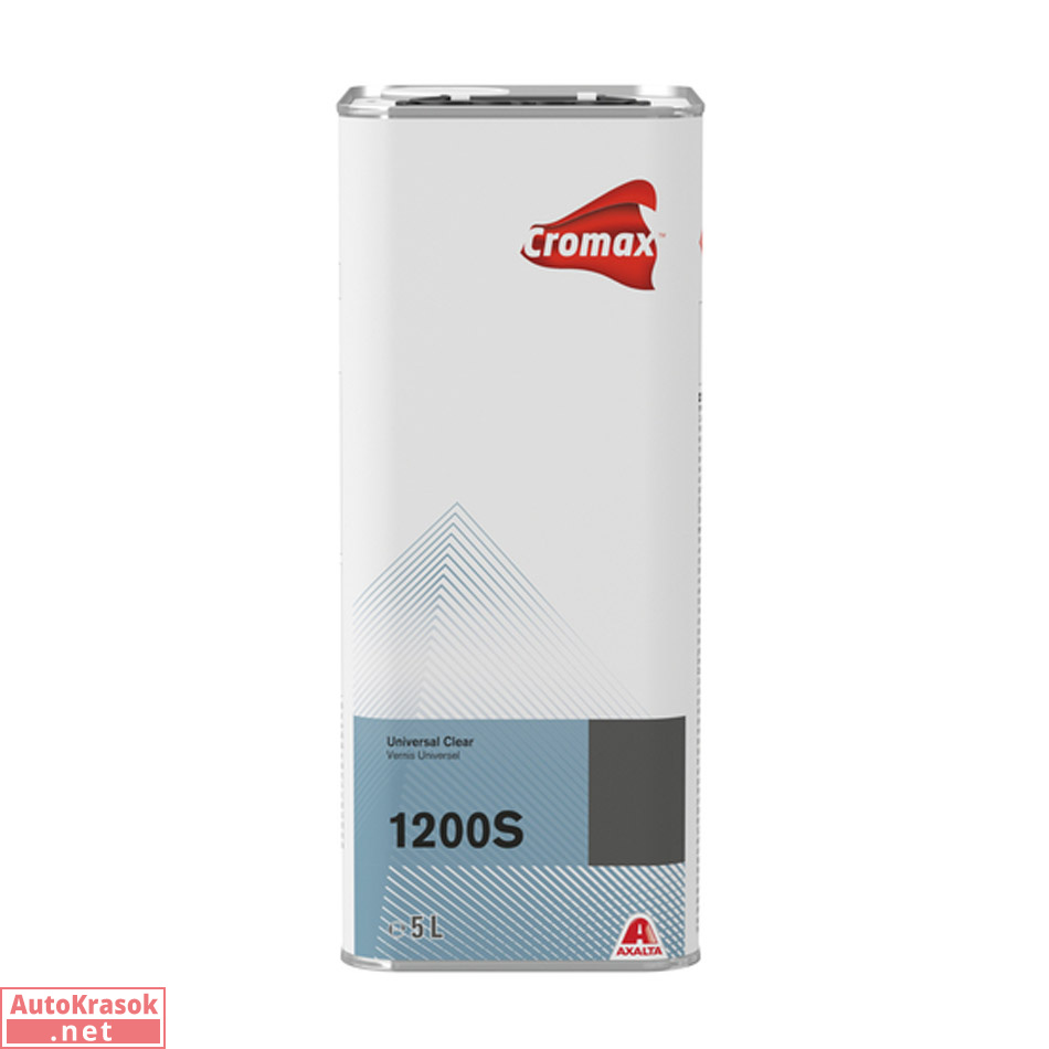 Лак акриловый 1200S UNIVERSAL CLEAR, универсальный, 5 л, CROMAX Лак акриловый 1200S UNIVERSAL CLEAR, универсальный, 5 л, CROMAX