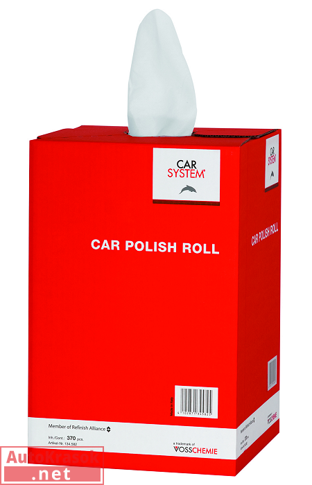 Салфетка нетканная полировальная  (рулон 370 салфеток), CarSystem Салфетка нетканная полировальная  (рулон 370 салфеток), CarSystem