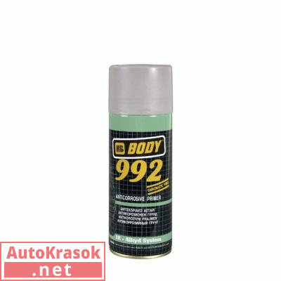 Спрей-грунт антикоррозийный 992 серый Боди, 400 мл 5100799200, Body HB