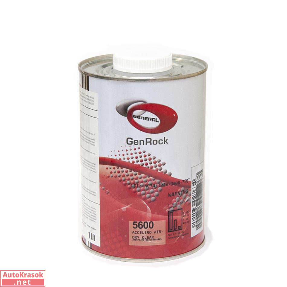 Лак акриловый 5600 воздушной сушки, ACCELERO AIR-DRY CLEAR GENERAL, 1 л, General