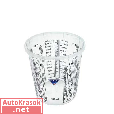 Мерная емкость 3000 MEBTANK, 400 мл (упак. 200 шт), 380.0400, SOLID