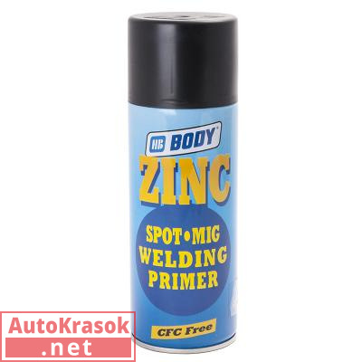 Грунт сварочный 425 ZINC SPOT MIG Primer Боди, 400 мл 5100200060, Body HB