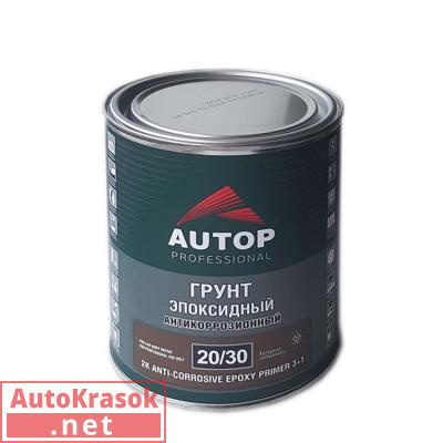 Грунт эпоксидный 2K Primer Epoxy 3+1, светло-серый, 0,75л ATP-PR20/30-075/P3, Autop