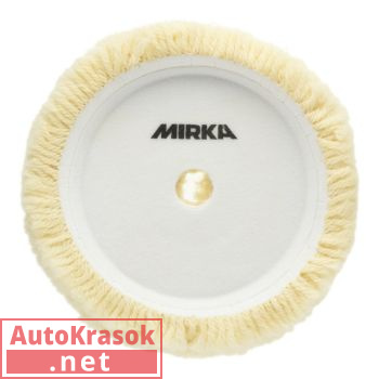 Диск полировальный из крученой шерсти 150мм/6", липучка, 7990155111, Mirka