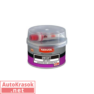Шпатлевка UNISOFT "Унисофт" Новол, 0,5 кг, 1151, Novol