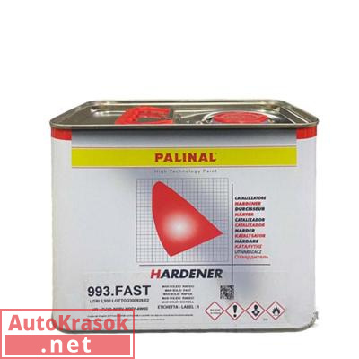 Отвердитель (Быстрый), канистра, 2,5 л, 993.FAST3, PALINAL