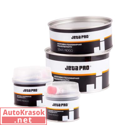 Шпатлевка INDIGO 55410 с микростекловолокном, фиолетовая, 1,8 кг, 55410/1,8, Jeta Pro