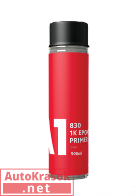 Эпоксидный грунт 830 1K EPOXY PRIMER Light Grey, в аэрозоли, светло-серый, 500 мл P1-830EP-500LG, A1