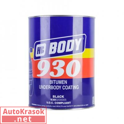 930 черный антикор Боди, 5 кг, 9300200005, Body HB