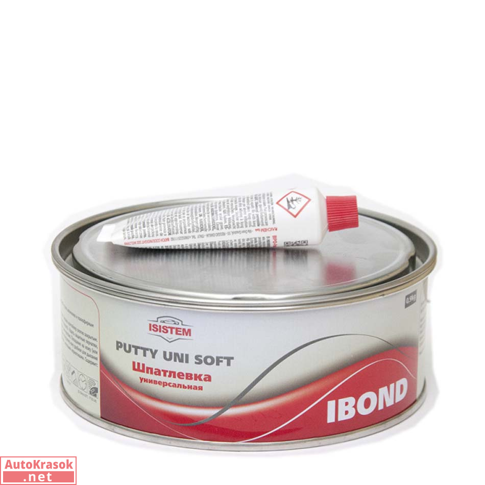 Шпатлевка универсальная IBOND UNI SOFT, белая 0,90 кг, ISISTEM