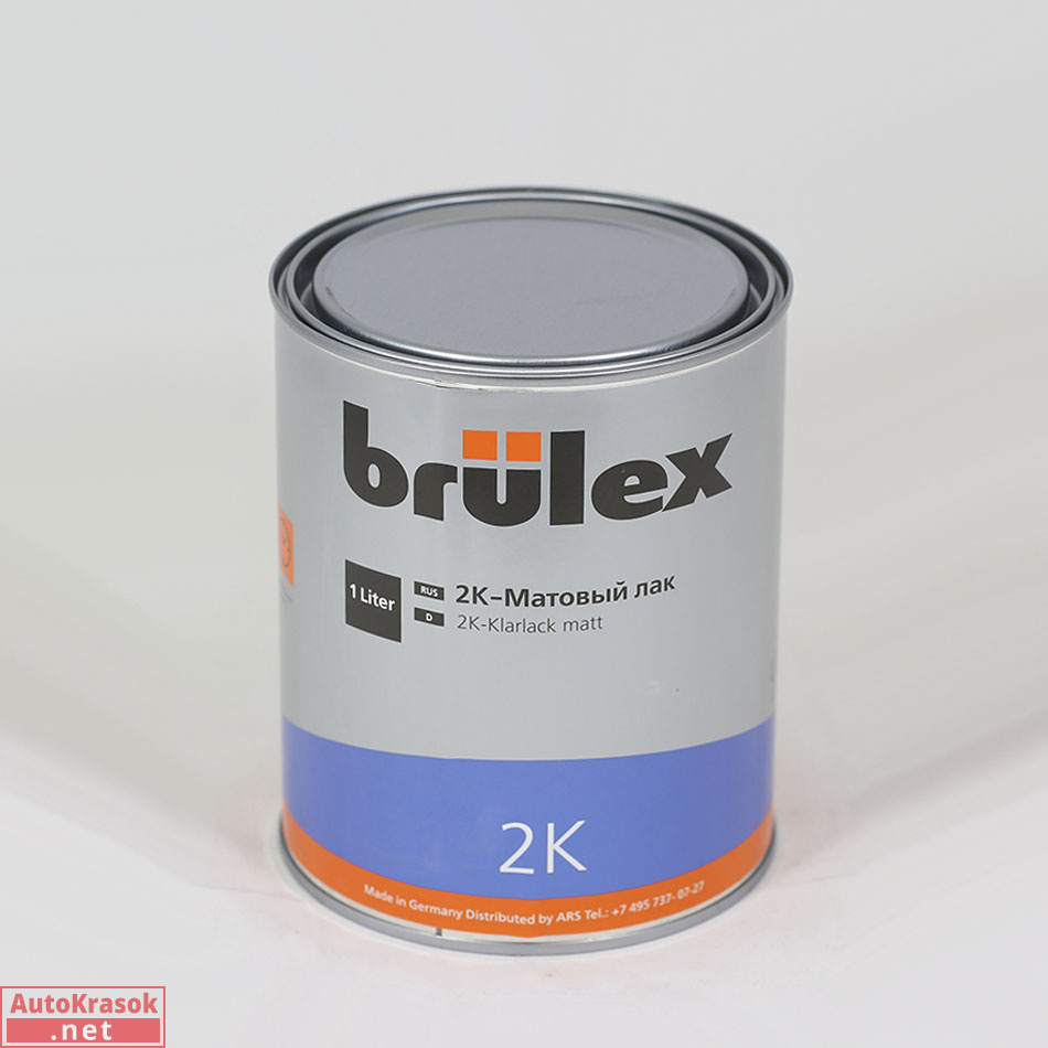 Лак Brulex 2K Матовый 1л, BRULEX