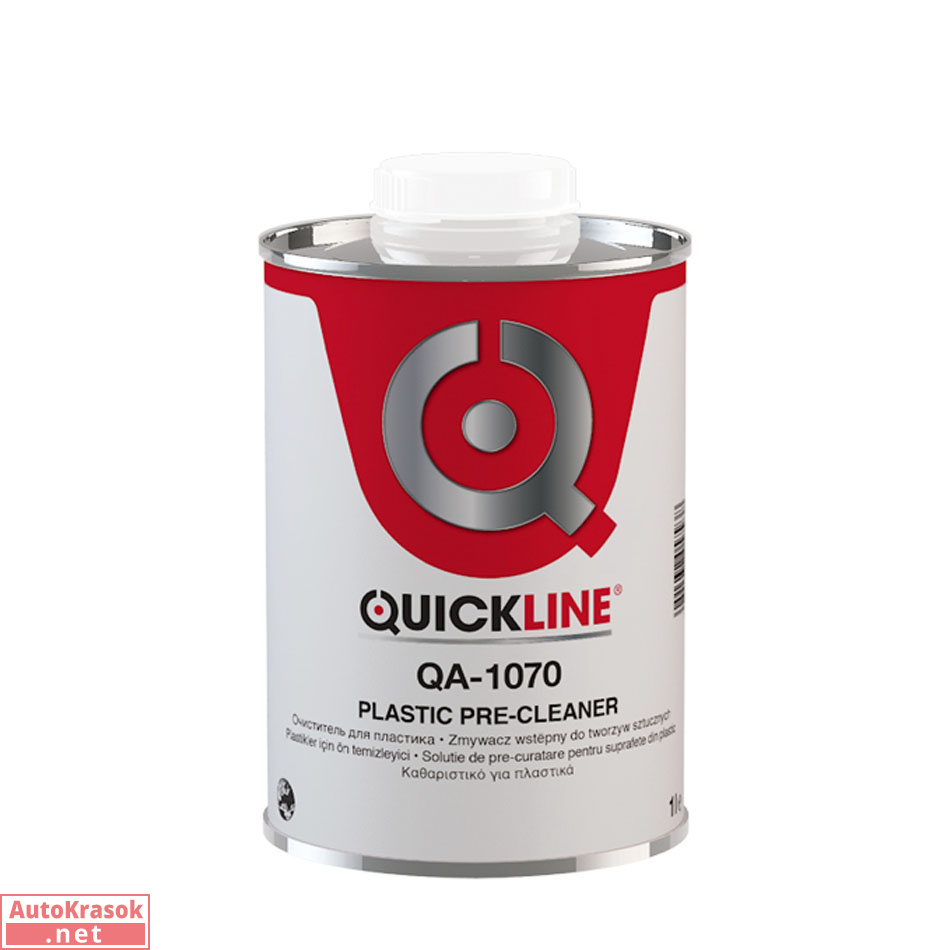 Очиститель-усилитель адгезии для пластиков, 1 л, Quickline