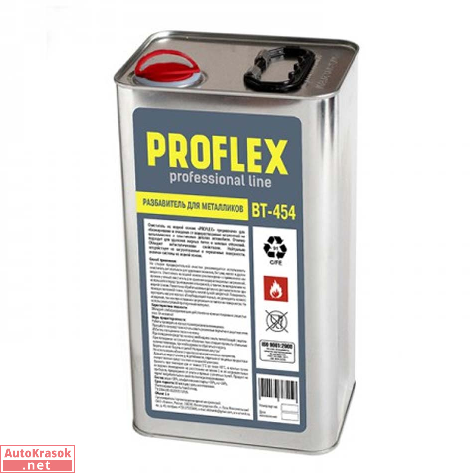 Разбавитель для металликов PROFLEX BT-454, металлическая канистра, 5 л, Химик