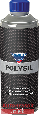 Грунт по пластику SOLID POLYSIL 0,4л, 335.0400, SOLID