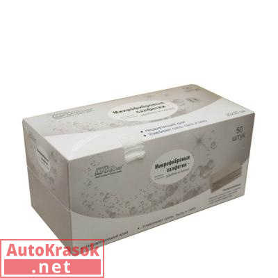 Салфетка из микрофибры Классик 30*30 см, белая, 50шт, 12.0077.50.W, Adolf Bucher