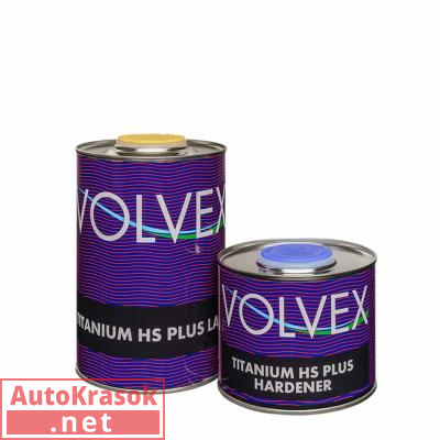 Лак акриловый TITANIUM HS PLUS, 0,5+0,25л (комплект), 34462680, VOLVEX