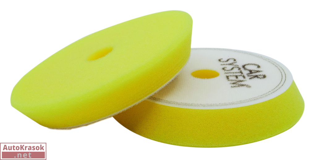 Полировальный круг Polish Foam Yellow, средней жесткости желтый, 145 мм, CarSystem Полировальный круг Polish Foam Yellow, средней жесткости желтый, 145 мм, CarSystem